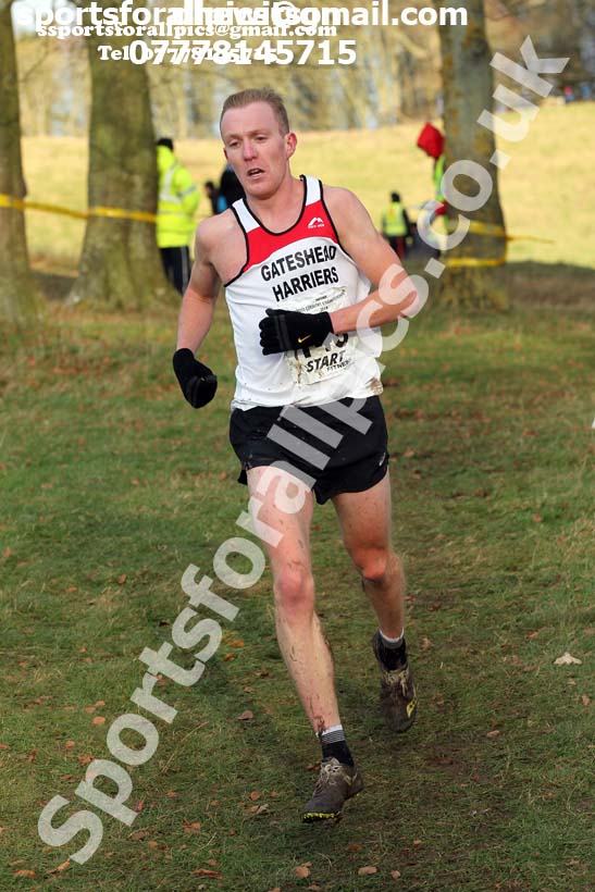 Senior mens cross country, 2019 North Eastern Cross Country Champs., Alnwick, Northumberland.  Photo: David T. Hewitson/Sports for All Pics